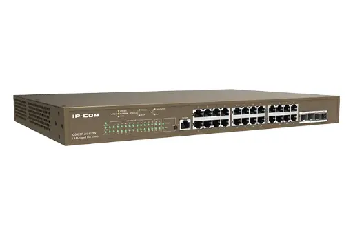 [G5328P-24-410W] IP-COM L3 Managed Switch 24-PoE + 4-SFP