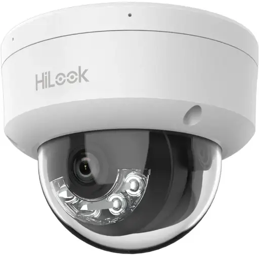 [IPC-D140HA-LU(F)C] HiLook 4MP Smart Hybrid Light Fixed Dome Network Camera