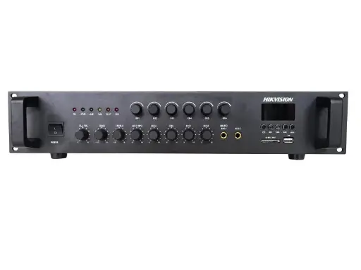[DS-QAE0A120G1-VB6] Hikvision 120W 6-Zone Analog Amplifier