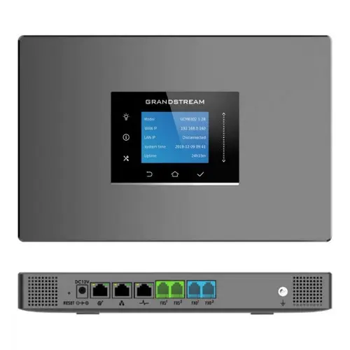 [UCM6302A] Grandstream IPPBX, 2 FXO, 2 FXS, 500 Users, 75 Concurrent Calls