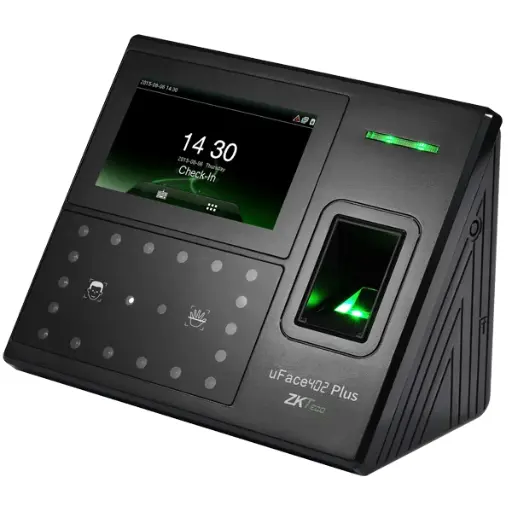 [uFace 402] ZKTeco Face Time Attendance Machine, 4 Inches