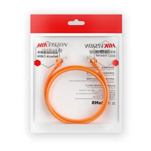 [DS-1NP6UEC0 Orange 0.5m] Hikvision Patch cord Orange 0.5m