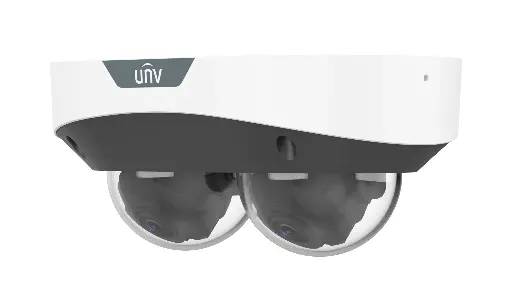 [IPC3224SS-ADF28K-I1] Uniview 2*4MP Dual-channel Non-Splicing Multiview Series IR Fixed Intelligent Network Camera