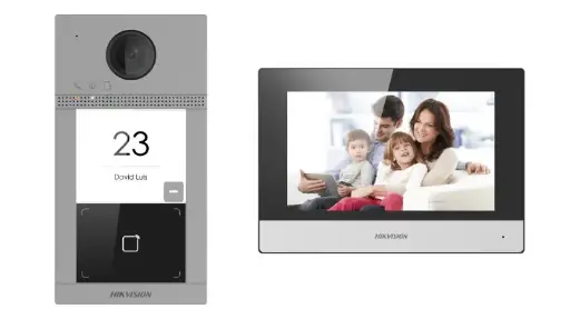 [DS-KIS604-P] Hikvision IP video intercom kit