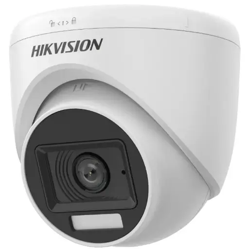 [DS-2CE76K0T-LPFS] Hikvision 3K Smart Hybrid Light Audio Indoor Fixed Turret Camera
