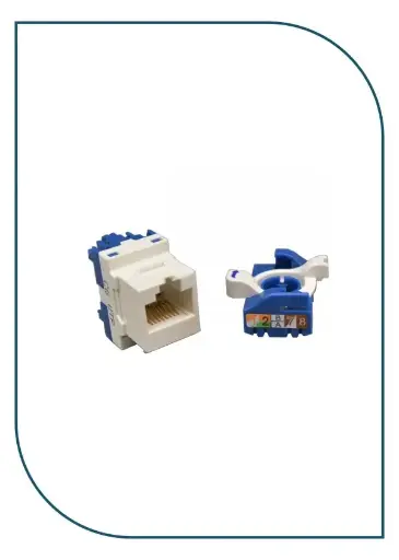 [PL-KJ6-RTL-BL] ProLink CAT6 UTP 1G keystone jack rotating