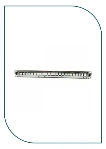 [PL-PP24-FTP-WM] Prolink Patch Panel 1U, 24 Port FTP With Wire Management, Unloaded