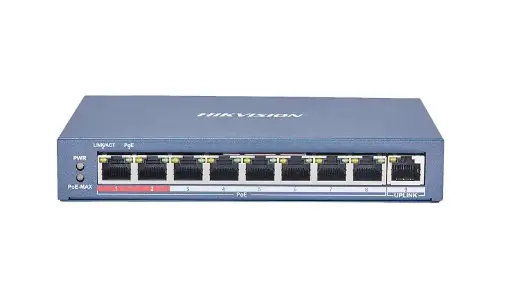 [DS-3E0109P-E(C)] Hikvision 8 Port Fast Ethernet Unmanaged PoE Switch