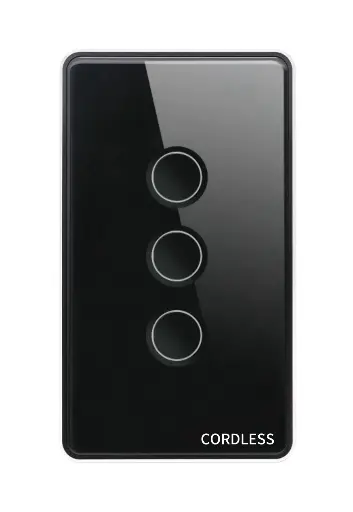[CL-03G] Cordless Smart Touch Wall Switch 3-Gang