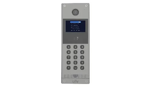 [OEU-301S-HMKA] Uniview Apartment Door Station(IC Card,15 Keypads)