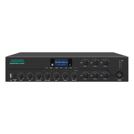 [DMA6650U] DSPPA 650W 6 Zones Digital Mixer Amplifier with Remote Paging Station