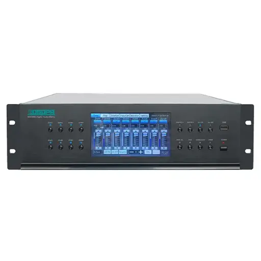 [MAG808] DSPPA 8x8 Digital Audio Matrix PA System