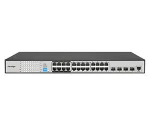 [S5700-24GP-4FR] Foredge 24-Port Gigabit Layer 3 Managed PoE Switch