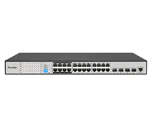 [S5700-24GP-4TFR] Foredge 24-Port Gigabit 10G Uplink Layer 3 Managed PoE Switch