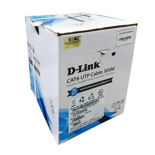 [NCB-C6UGRYR-305-24] D-Link Cat6 UTP 24AWG Cable Rolls