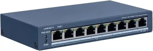 [DS-3E1309P-EI/M] Hikvision 8 Port Fast Ethernet Smart POE Switch
