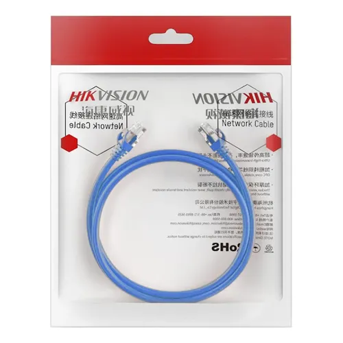 [DS-1NP6UEC0 blue 0.5m] Hikvision Patch cord blue 0.5m