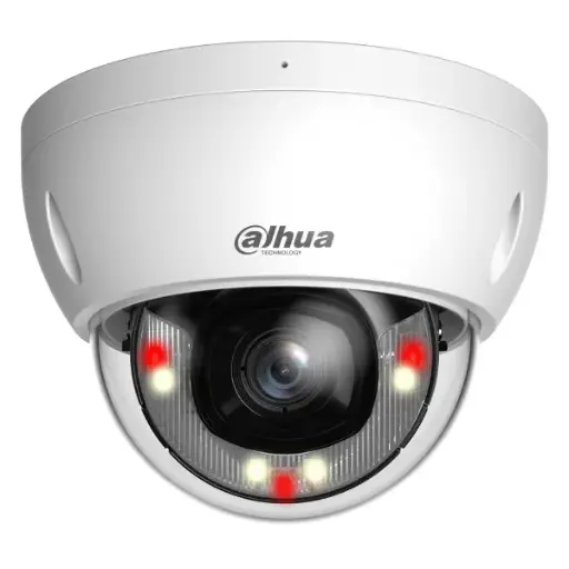 [DH-IPC-HDBW2649E-S-IL] Dahua 6MP Smart Dual Light Fixed-focal Dome WizSense Network Camera