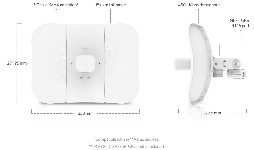 [LBE-5AC-Gen2] Ubiquiti airMAX LiteBeam 5AC