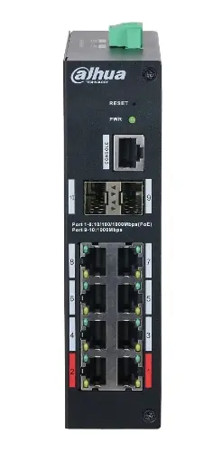 [DH-HS4210-8GT-110] Dahua 10-Port Managed Hardened Gigabit Switch with 8-Port PoE