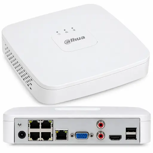 [DHI-NVR4104-P-4KS3] Dahua 4CH Smart 1U 4PoE 1HDD Lite Network Video Recorder