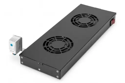 [DN-19 FAN-2-HO-SW] DIGITUS Fan unit for variable 483 mm (19") installation