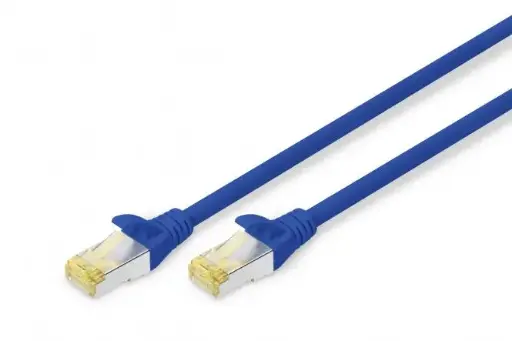 [DK-1644-A-005/B] DIGITUS CAT 6A S/FTP patch cable 0.5m / BLUE