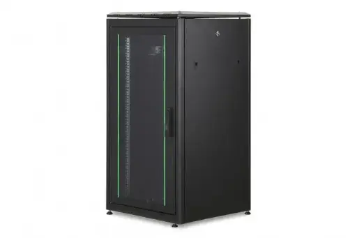 [DN-19 22U-6/6-B-1] DIGITUS Network cabinet Unique series - 600x600 mm (WxD) BLACK 22U