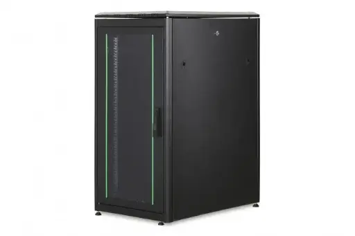 [DN-19 22U-6/8-B-1] DIGITUS Network cabinet Unique series - 600x800 mm (WxD) BLACK 22U