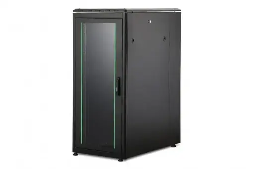 [DN-19 26U-6/10-B-1] DIGITUS Network cabinet Unique series - 600x1000 mm (WxD) BLACK 26U