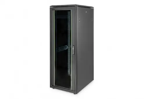 [DN-19 32U-6/8-B-1] DIGITUS Network cabinet Unique series - 600x800 mm (WxD) BLACK 32U