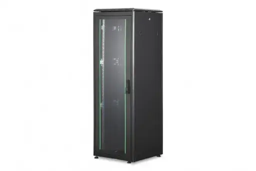 [DN-19 36U-6/6-B-1] DIGITUS Network cabinet Unique series - 600x600 mm (WxD) BLACK 36U