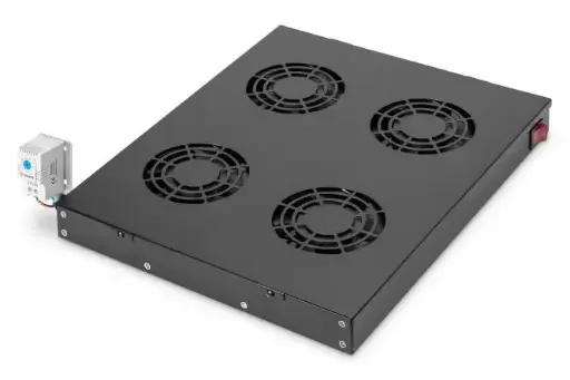 [DN-19 FAN-4-HO-SW] DIGITUS Fan unit for variable 483 mm (19") installation