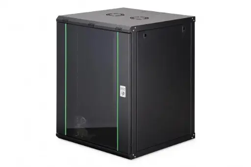 [DN-19 16U-6/6-EC-SW] DIGITUS Wall-mounted enclosure Dynamic Basic series - 600x600 mm (WxD) 16U BLACK