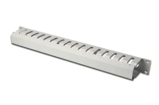 [DN-97616] DIGITUS Cable Management Panel with detachable cover for 483 mm (19“) cabinets, 1U